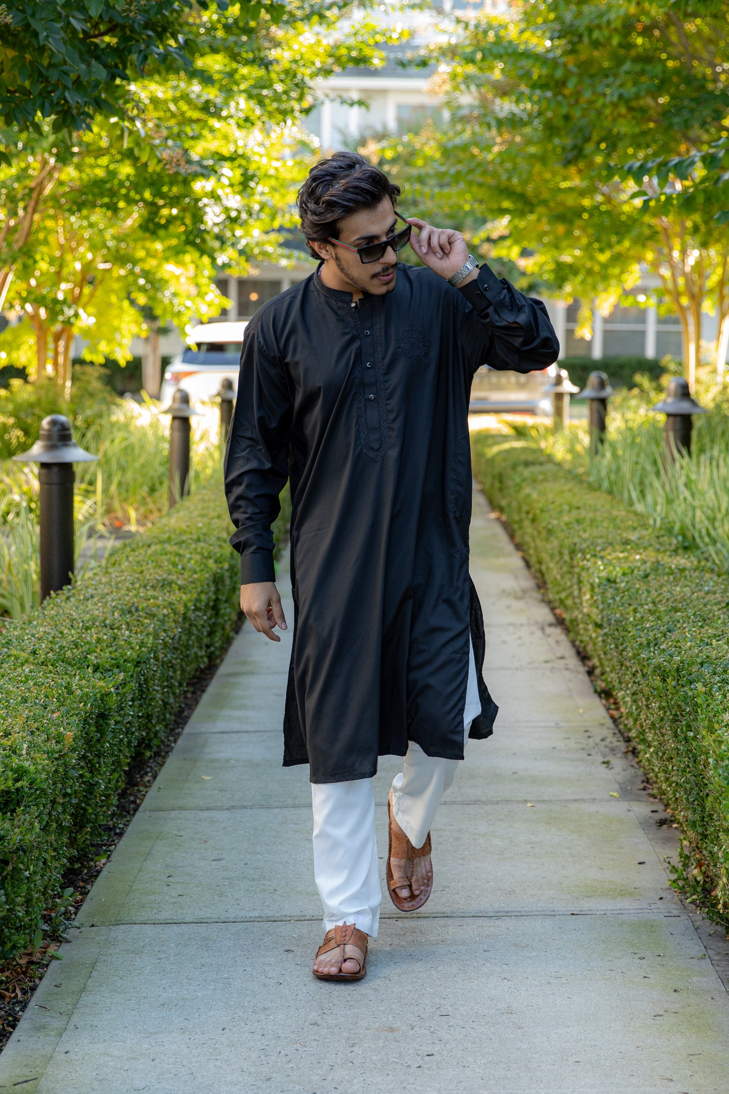 Black Kinara Shalwar Kameez