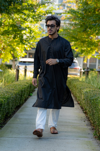 Black Kinara Shalwar Kameez