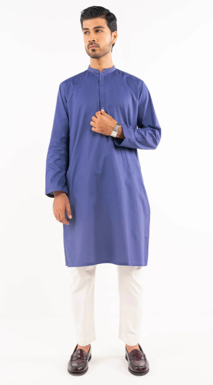 Royal Blue Kurta Al Karam