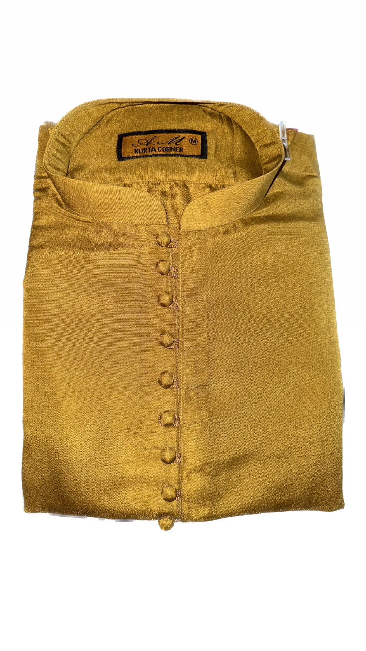 Mustard Button Kurta