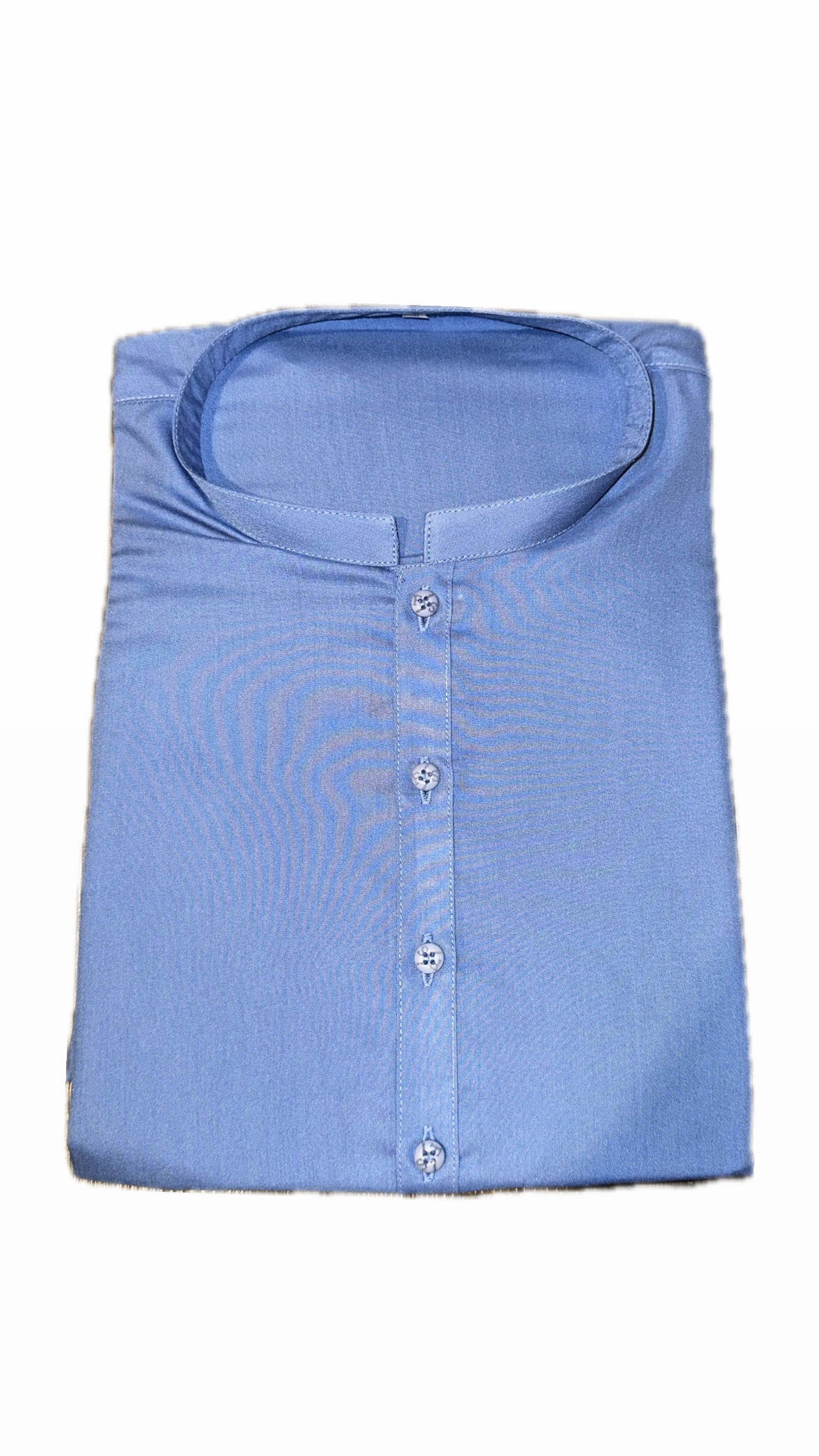 Blue Plain Kurta