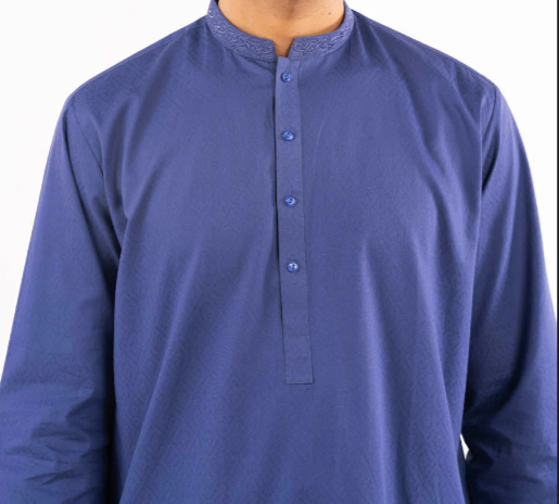 Royal Blue Kurta Al Karam